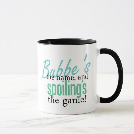 Bubbes der Name und Verderbens des Gam Tasse (Rechts)