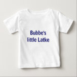 Bubbes kleiner Latke Baby T-shirt<br><div class="desc">Niedliches Shirt für Hanukka</div>