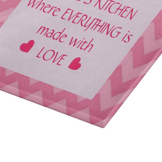 Bubbes Küche (kundengerecht) Schneidebrett (Ecke)