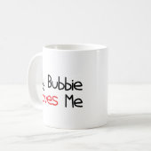Bubbie Lieben ich Kaffeetasse (Vorderseite Links)