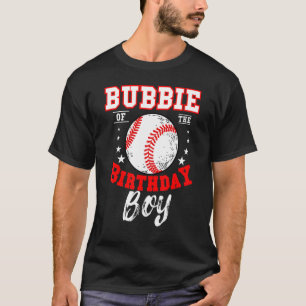 Bubbie vom Geburtstag Junge Baseball Theme Bday Ce T-Shirt