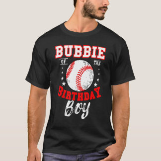 Bubbie vom Geburtstag Junge Baseball Theme Bday Ce T-Shirt