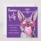 Bubblase Ostern Sonntagsparty Einladung (Vorderseite)