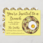 Bubble and Squeak Brunch UK British Food Cuisine Einladung (Vorne/Hinten)