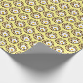 Bubble and Squeak Brunch UK British Food Cuisine Geschenkpapier (Ecke)