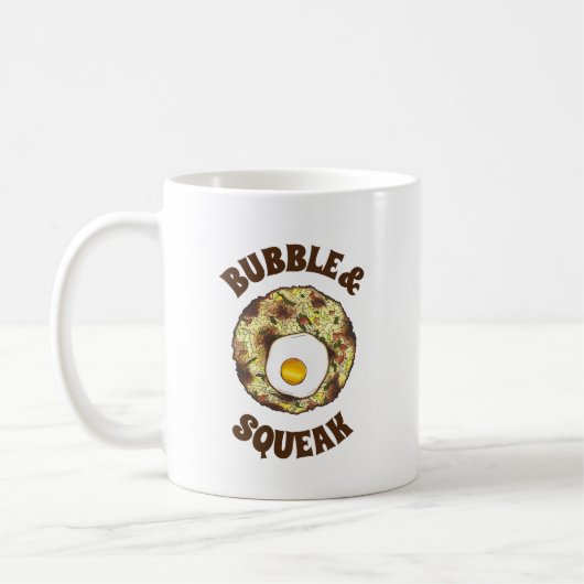 Bubble and Squeak Brunch UK British Food Cuisine Kaffeetasse (Links)