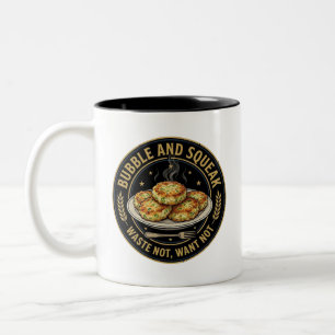 Bubble and Squeak Waste Not Want Not Zweifarbige Tasse