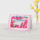 Bubble Bath lassen sich gut anpassen Karte (Gelbe Blume)