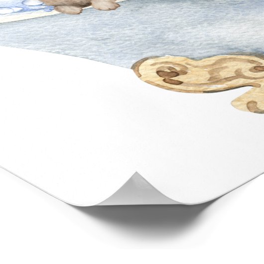 Bubble Bath Puppies Kitten Badewanne Badezimmer Poster (Ecke)