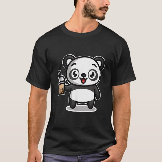 Bubble Boba Tee Kawaii Panda Bär (Vorderseite)