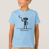 Bubble Bot Kids T - Shirt Personalisiert (Vorderseite)