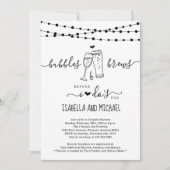 Bubble & Brew bevor ich ein paar Duschen einladen Einladung (Vorderseite)