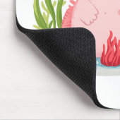Bubble Buddy Axolotl Mousepad (Ecke)