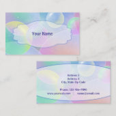 Bubble - Business Cards Visitenkarte (Vorne/Hinten)