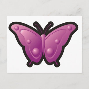 Bubble Butterfly 4 Postkarte