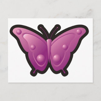 Bubble Butterfly 4 Postkarte