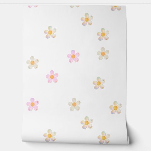 Bubble Daisies Wallpaper Tapete (Abrollen)