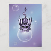 Bubble Dragon Postkarte (Vorderseite)