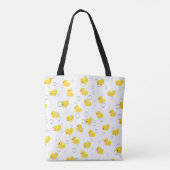 Bubble & Duck Tote Bag | Funny Soap & Loofah Tasche (Rückseite)