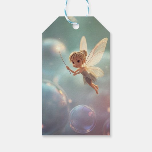 Bubble Fairy Geschenkanhänger (Rückseite)