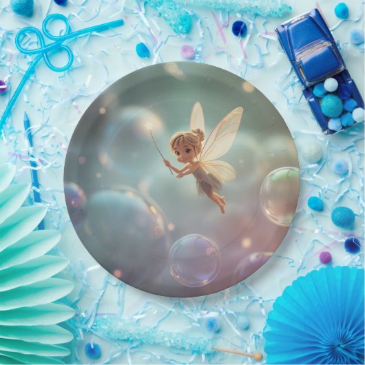 Bubble Fairy Pappteller (Party)