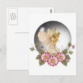 Bubble Fairy Postkarte (Vorne/Hinten)
