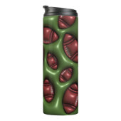 Bubble Football Sporty 3D Tumbler Thermosbecher (Nach rechts gedreht)