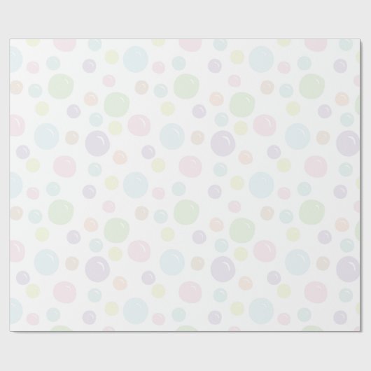 Bubble Fun Wrapping Paper Geschenkpapier (Flach)