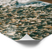 Bubble Gum Beach Babe Coastal Sommer Wandkunst Poster (Ecke)