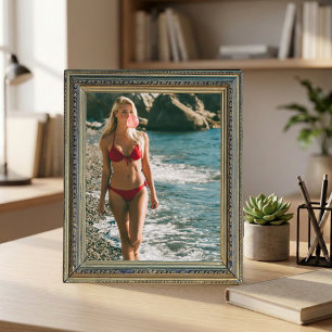 Bubble Gum Beach Babe Coastal Sommer Wandkunst  Poster