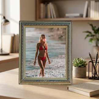 Bubble Gum Beach Babe Küsten Sommer Wandkunst Poster