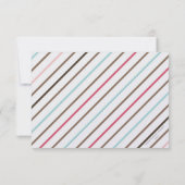 BUBBLE GUM BUBBLE GUM GENDER REVEAL BALLOT EINLADUNG (Rückseite)