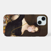 Bubble gum Diva Madame Ponselle iPhone 15 Hülle (Rückseite (Horizontal))