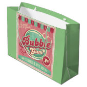 Bubble Gum Gift Bags Große Geschenktüte (Rückseite Schrägansicht)
