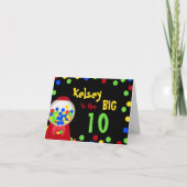 Bubble Gum Party laden Einladung (Vorderseite)