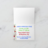 Bubble Gum Party laden Einladung (Innenseite)