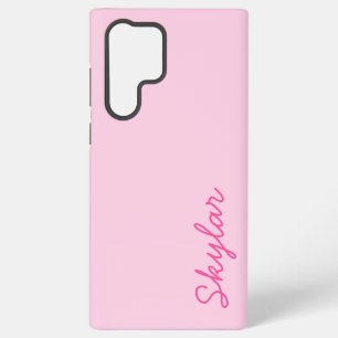 Bubble Gum Pink Hot Pink Benutzerdefinierter Kursi Samsung Galaxy Hülle