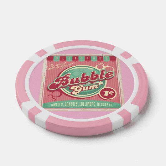Bubble Gum Poker Chips (Einzeln)