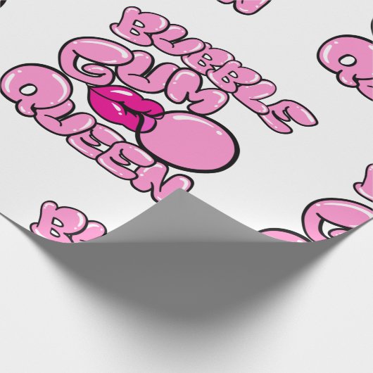 Bubble Gum Queen Bubblegum Geschenkpapier (Ecke)