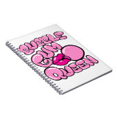 Bubble Gum Queen Bubblegum Notizblock (Rechte Seite)