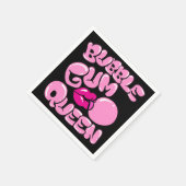 Bubble Gum Queen Serviette (Ecke)