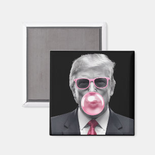 Bubble Gum Trump Donald Trump 2024 Wähle Trump  Magnet