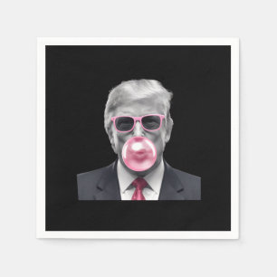 Bubble Gum Trump Donald Trump 2024 Wähle Trump Serviette