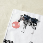Bubble Gum Zebra Blasble Muster Strandtuch (Beispiel)