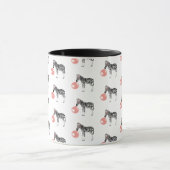Bubble Gum Zebra Blasble Muster Tasse (Zentrum)