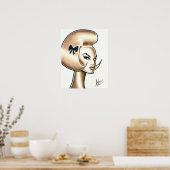 Bubble Hairdo Poster (Küche)