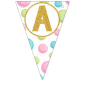 Bubble Happy Birthday Banner, Bubble Party Wimpelkette (Dritte Fahne)