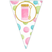 Bubble Happy Birthday Banner, Bubble Party Wimpelkette (Erste Fahne)