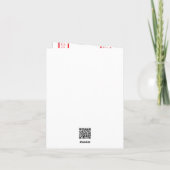 Bubble Heart Coupon Valentine Card Einladung (Rückseite)