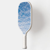 Bubble Mammatus Wolken Blue Sky Foto 2-seitig Pickleball Schläger (Links)